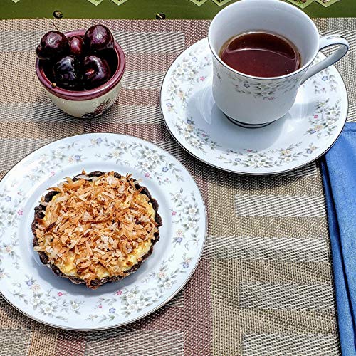 image for Inn Diary Mini Tart pan 4 & 5 inch Removable Bottom Non Stick 6 pcs Qu