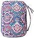 DIWI Quilted Bible Cover Large Sizes 10 X 7 X 2.75 Inches Good Book Case (L, C1 Blue Tapestry)