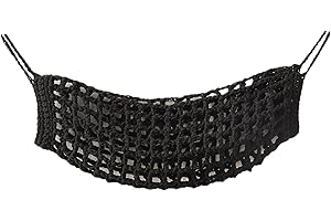 Macrame Fruit Hammock | Fruit Basket Hammock Net Vegetable Organizer | Space Saving Woven Vegetable Basket for Dining Room, B