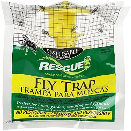 Sterling Rescue Outdoor Disposable Fly Catcher, Control Trap with Attractant, Insecticide Free (6 Pack)