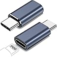 FQSH for Lightning Female to USB C Male Adapter for iPhone 16 15 Pro Max Plus,for iPad Air,for Samsung,Support 27W PD Fast Charging&Data Transfer,Type C Charger Connector Cable,Not for Audio/OTG,Blue