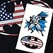 Batman Patriotic Logo USA FLag T Shirt & Exclusive Stickers