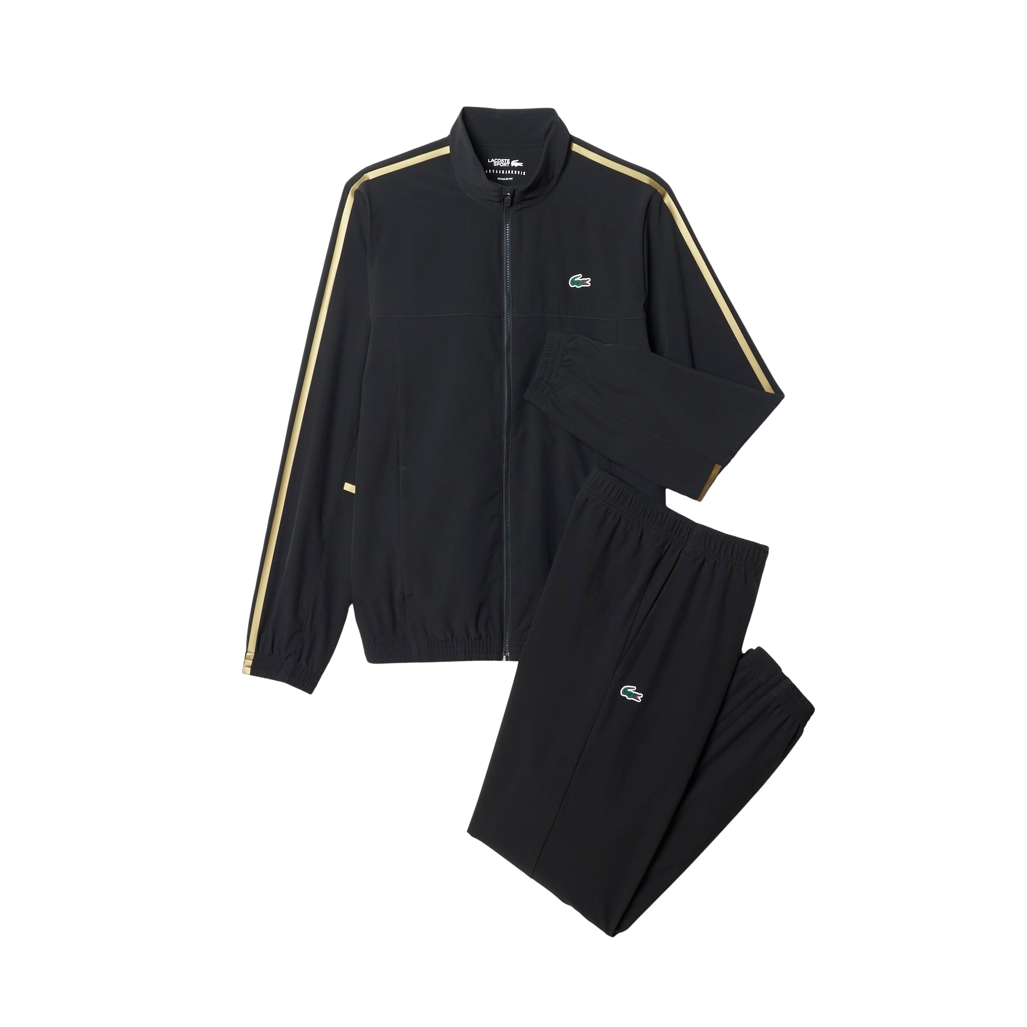 Photo 1 of Lacoste Men's Tennis x Novak Djokovic Tracksuit, Black, 4X-Large