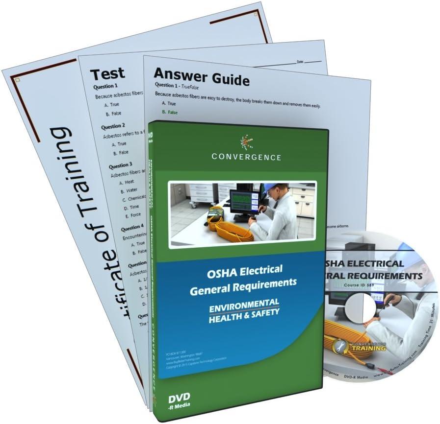 Convergence Training C-789 OSHA Electrical General Requirements DVD
