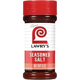 Lawry's&reg; Seasoned Salt, No MSG Added, Kosher, All Purpose Seasoning, 8 oz | Seasoning salt for cooking chicken, beef, pork chops and vegetables, savory spice blend for home cooks to use at the table