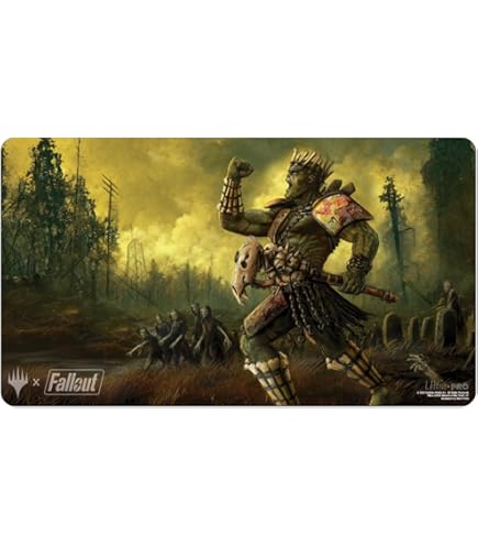 Amazon.com: Ultra PRO - Fallout Black Stitched Playmat - V.A.T.S.