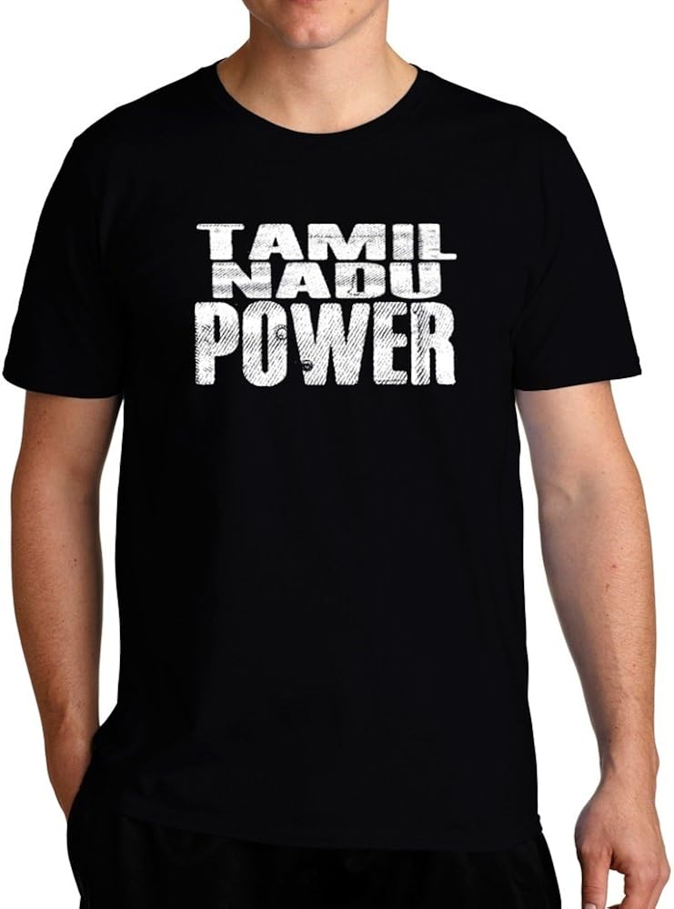 Eddany Tamil Nadu Power T-Shirt: Amazon.co.uk: Clothing