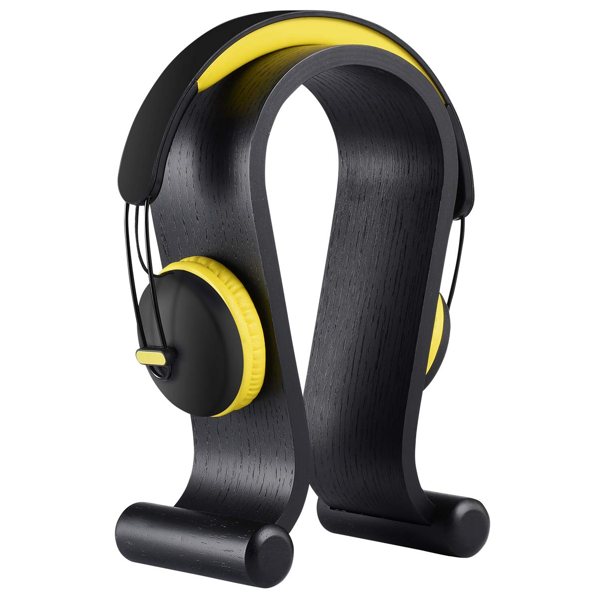 SAMDI Wood Headphone Stand Headset Stand Headphone Holder Universal Gaming Headset Holder - Oak Wood