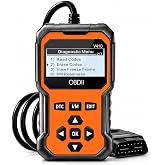 V410 OBD2 Scanner, Car Diagnostic Tool with Check Engine Code Reader, Live Data, Battery Voltage Test, I/M Readiness, Vehicle Info for OBDII Cars &amp; Trucks Since 1996, Orange