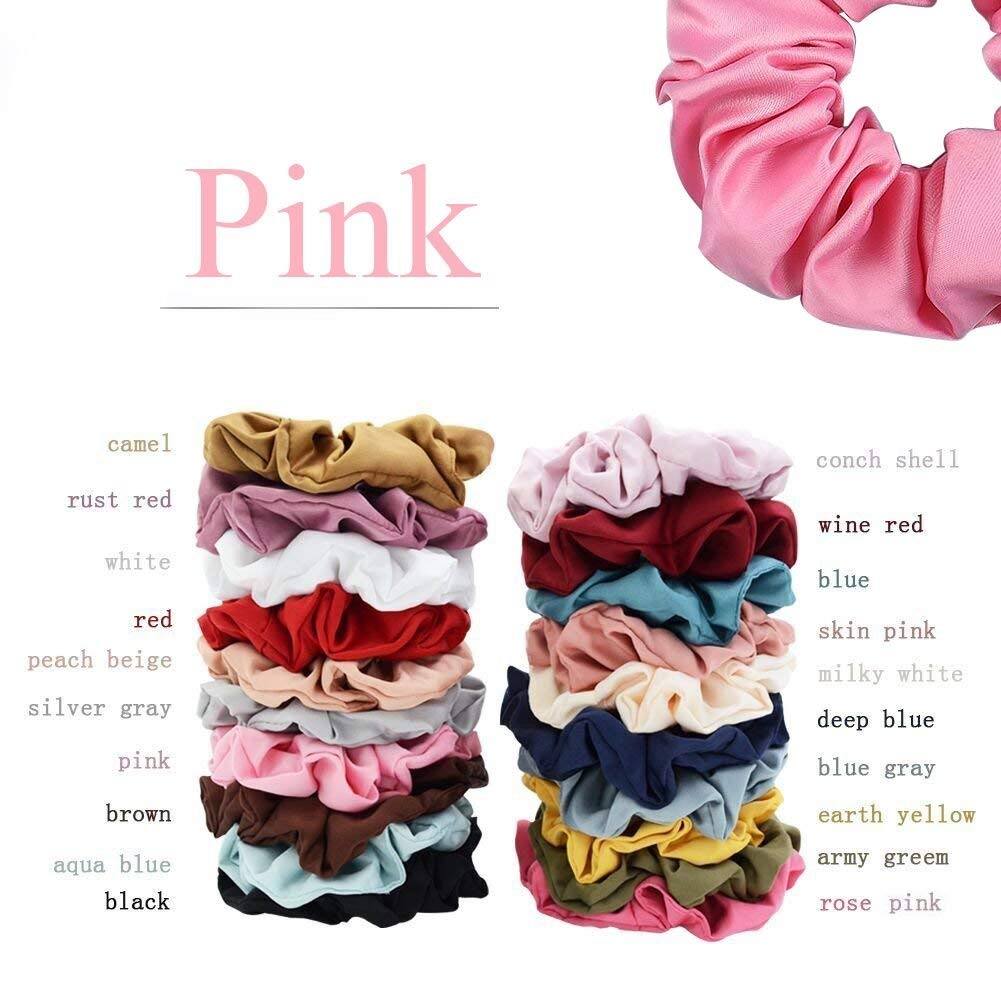 Chloven 55 Pcs Premium Velvet Hair Scrunchies Elastics Bobbles Hair Bands Scrunchy Hair Ties Ropes Scrunchie for Women Girls Hair Accessories : Beauty