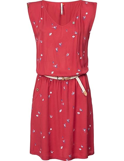 Ragwear Damen Kleid Dress Sommerkleid Strandkleid Jerseykleid Freizeitkleid Carolina 3 Farben XS-XL