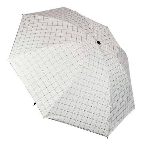 3 Fold Windproof Check Print Umbrella for Men & Women (Pack of 1)