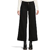 Liverpool Los Angeles Petite Mid-Rise Utility Patch Pocket Wide Leg Pants 29"