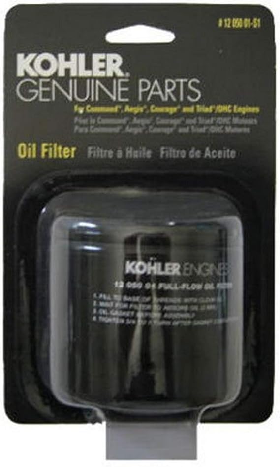 KOHLER 1205001S1C Oil Filter for Kohler Courage Engines Amazon.ca