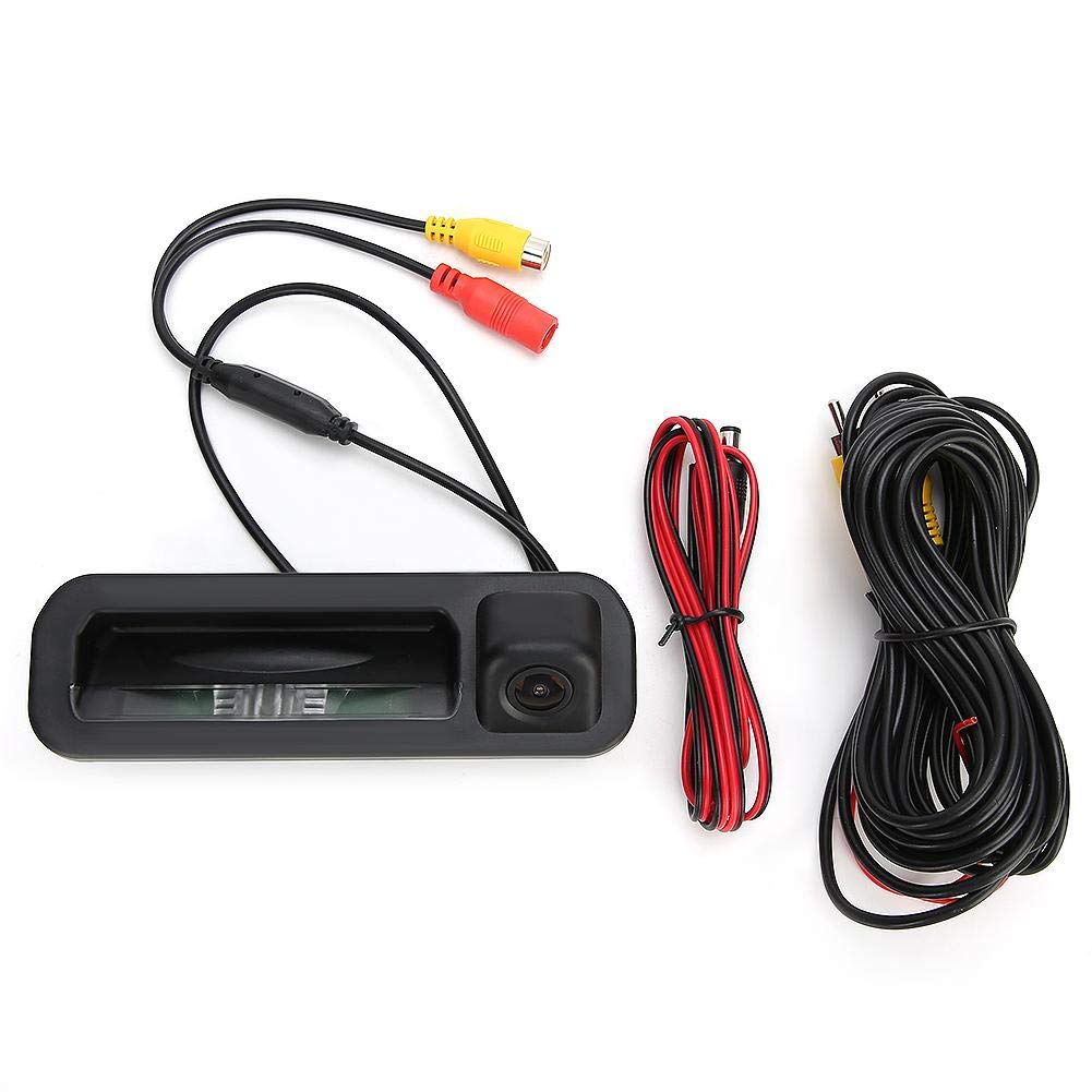 Rear View Camera for Focus MK3 2011-2014, CCD HD Trunk Handle Reverse Camera, Waterproof, 520TVL, 728x512 Pixels, 12V DC