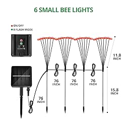iFalarila Solar Lights for Outside, [4 Pack] Garden
