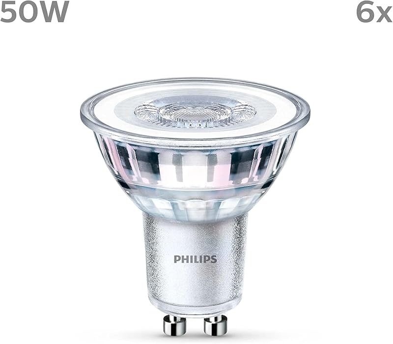 LED Classic GU10 Lampen 6er-Pack 50 W Reflektor LED Spots Warmweiß