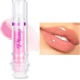 Erinde Lip Plumper Gloss, Natural Spicy Lip Plumping Booster, Ultra-Hydrating &amp; Nourishing Plump Lip Plumper, Glossy Finish Fuller Lip Plumping Oil for Women Girls, 01#