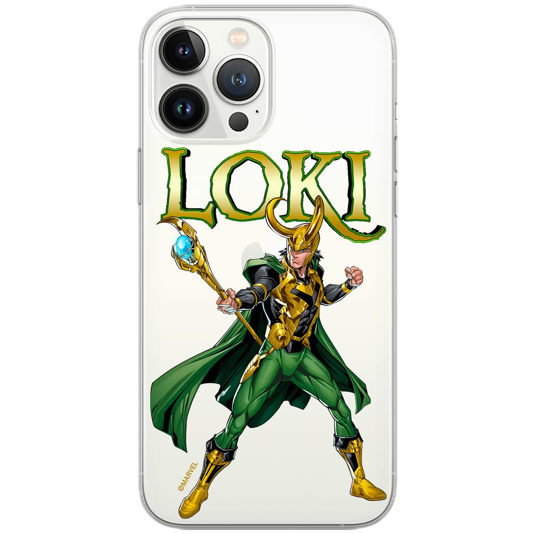 ERT GROUP mobile phone case for iPhone 13 PRO MAX original and officially licensed Marvel pattern Case Loki 002 optimally adapted to the shape of the mobile phone, partially transparent