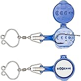 HOOK-EZE Fishing Knot Tying Tool | Protect from Fish Hooks | Tie Fishing Knots Easily | Cool Gadgets for Fishermen | Ice Fly Fishing | Fishing Accessories for Beginner Anglers | Nail Knot Tool