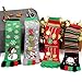 Ayliss 4/8 Pair Womens Five Toes Christmas Socks Winter Warm Stretchy Crew Socks,4 Pairs