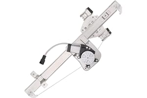 Obaee 741-389 Rear Right Passenger Side Window Lift Regulator with Motor Compatible with 2007-2013 Chevy Silverado/GMC Sierra 1500/2500HD/3500HD Extended Cab Pickup