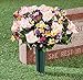 OakRidge Spring Floral Bouquet Silk Floral Indoor/Outdoor Décor, 10 ½” D x 16 ½” H