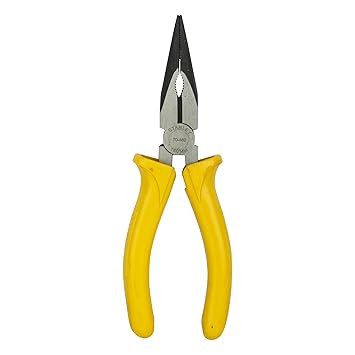 STANLEY 70-462 6 Sturdy Steel Long Nose Plier Single Color Sleeve