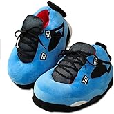 MOLERFO Sneaker Slippers Non Slip Sole Indoor House Plush Slippers Unisex Indoor Floor Cotton Shoes