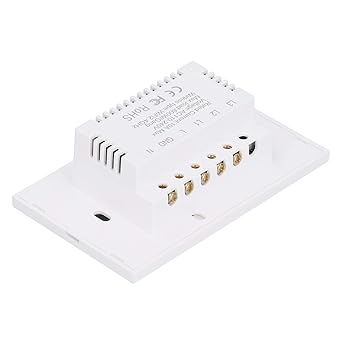Smart Curtain Switch 100 240 V CA 5060 Hz 3 x 600 W 3 canales interruptor de cortina interruptor inteligente blanco para paneles AlexaGoogle Glass