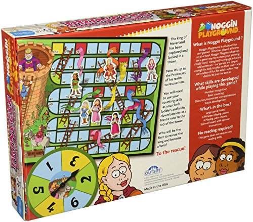 COBBLE HILL Princess Snakes & Ladders Early Learning Math Game for Young Kids