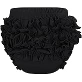 Durio Baby Bloomers for Toddler Girls Ruffle Diaper Covers for Girls Cute Cotton Baby Girl Shorts