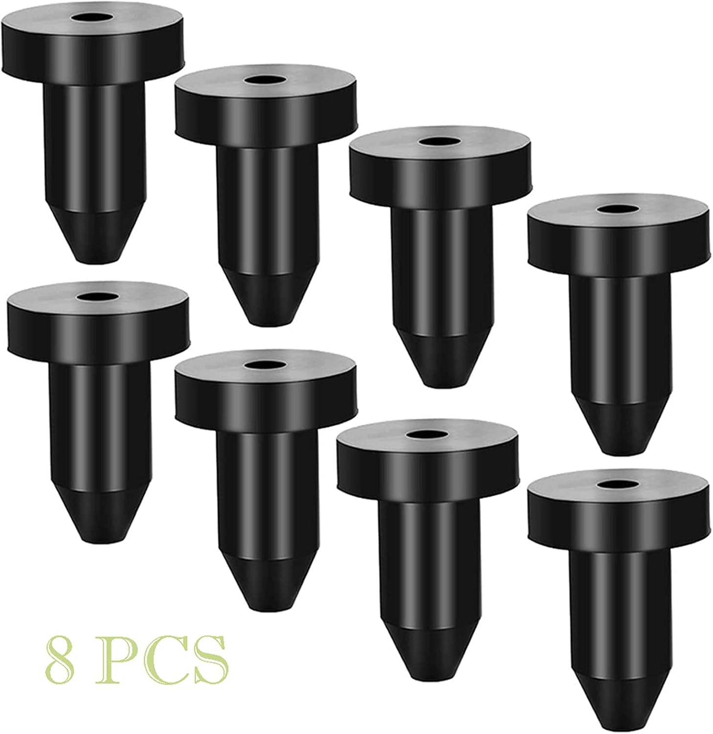 Hermard 8 Pcs Scupper Plugs for Kayak Drain Plug Fits Most Kayak Canoe Kayak, Drain Plug Kayak Plugs Kayak Accessories Compatible with Kayaks Boat Drain Plug, Boat(Black): Sports & Outdoors