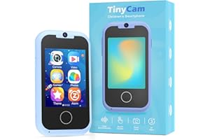 Prysyedawn Toys for 3 4 5 6 Year Old Boys Kids MP3 Music Player with Dual Camera, Games, Alarm Clock Toddler Smart Phone Educational Toys Birthday Gifts for Boys Ages 3-6 with SD Card-Blue