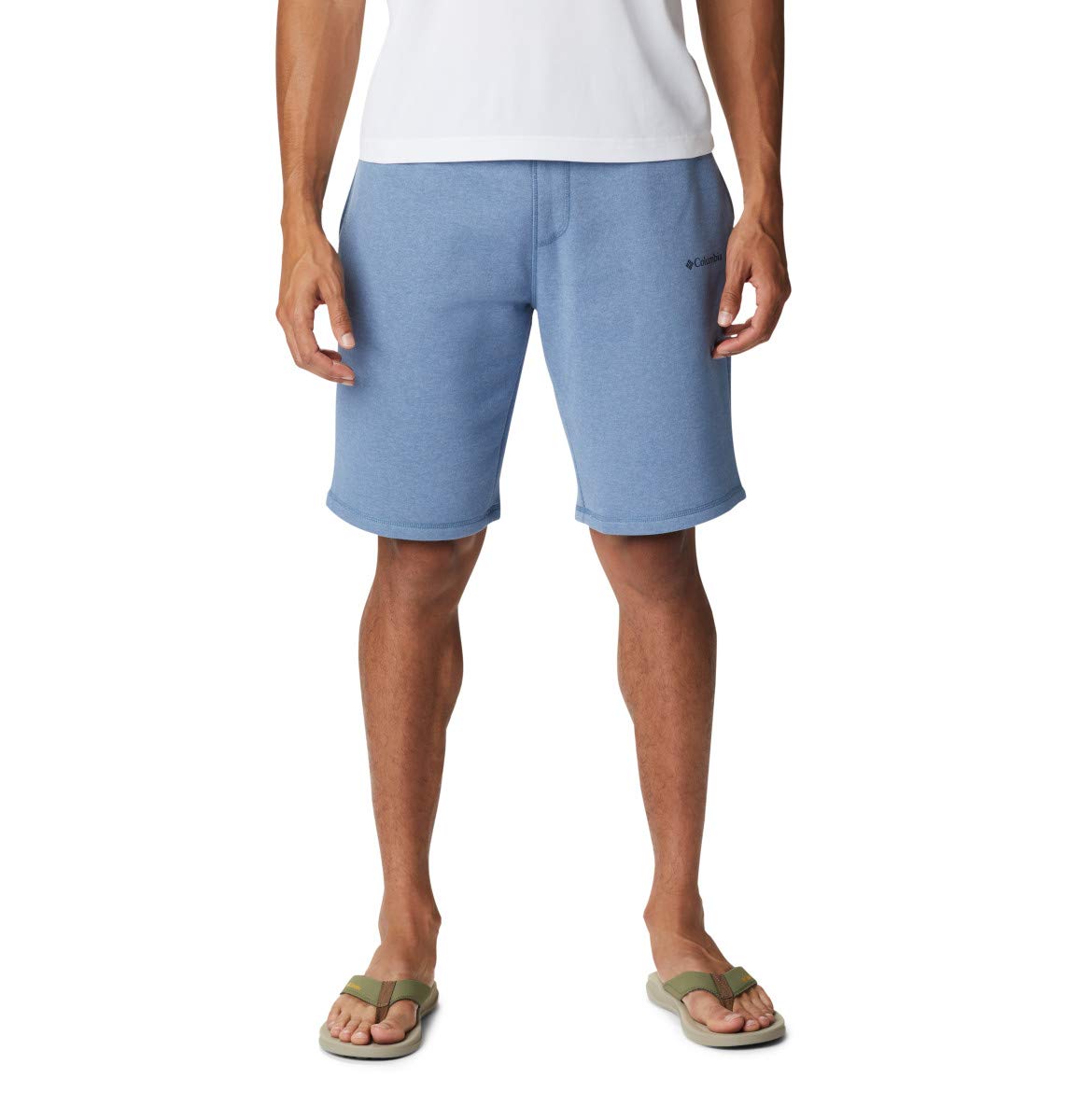 Columbia Men's M Logo Fleece Short, Bluestone