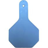 3 Star All American Y-Tex Cow Eartags (25ct) Blank Identification Cattle Blue