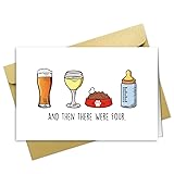 OJsensai Funny Baby Shower Card, Cute New Baby Card