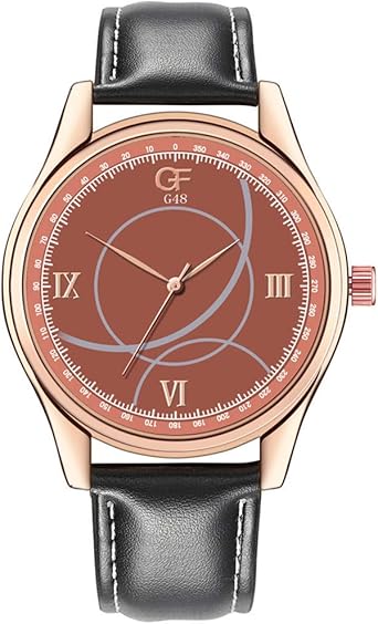 Reloj para Hombre en Oferta,Reloj de Cuero de Hombre Caliente Lo Que Sea Tarde De Todos Modos, la Letra mira Nuevo Brillo de Puntero: Amazon.es: Relojes