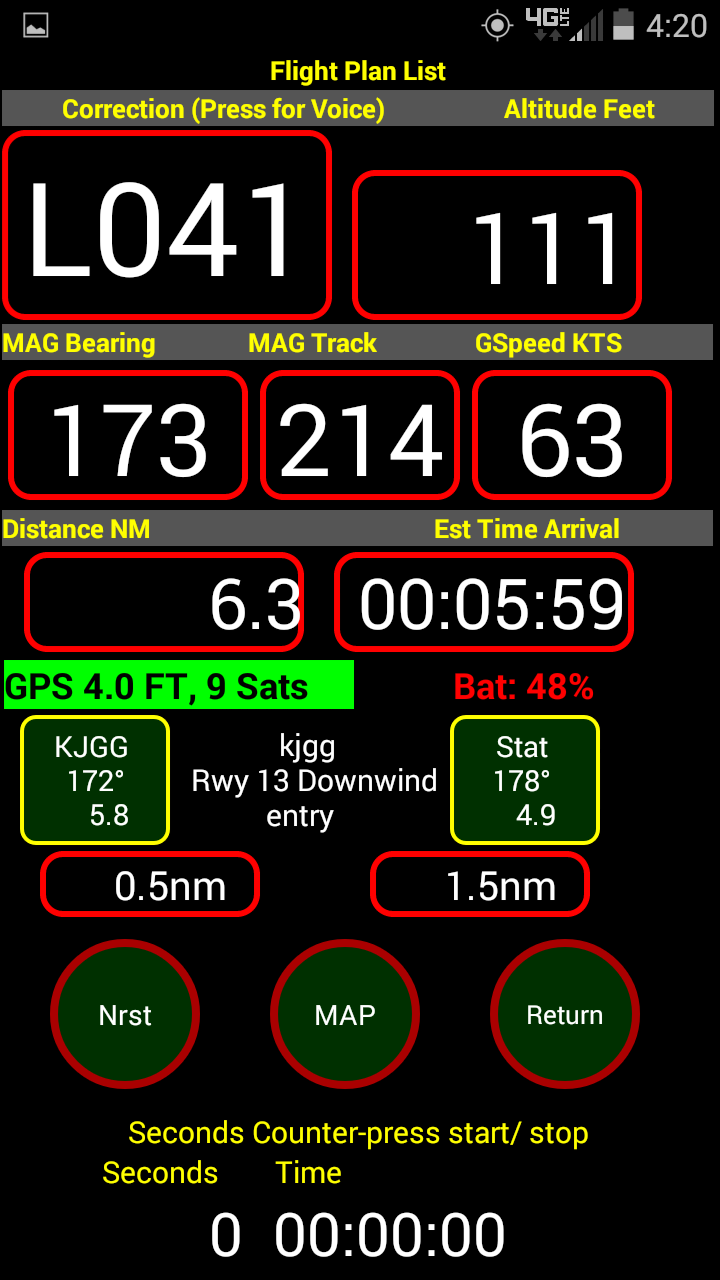 GPS VFR Airplane Worldwide Navigation