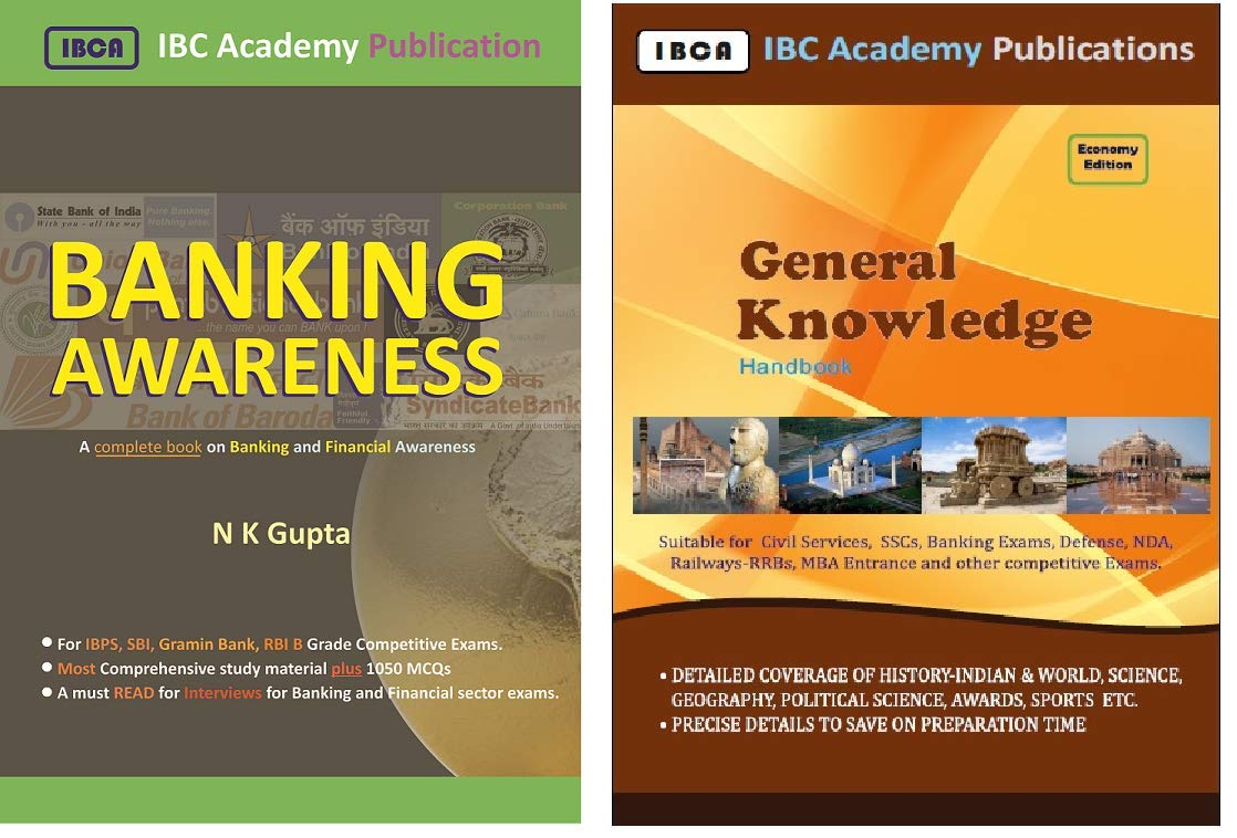 BANKING COMBO OFFER-3 : General Knowledge Handbook and Banking Awareness