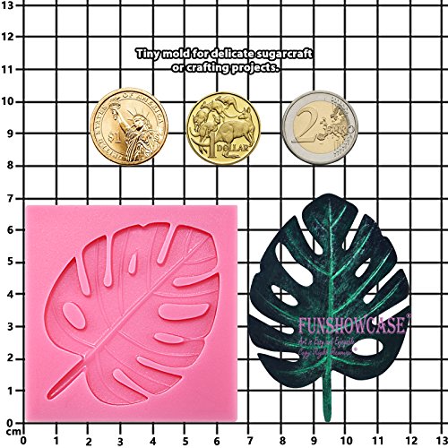 image for Funshowcase Tropical Palm Leaf Beach Holiday Beach Party Fondant Silic
