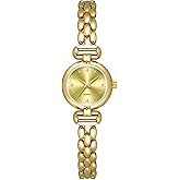 ADSBIAOYE Petite Womens Round Simple Wrist Watch Fashion Dress Diamond Female Watches for Ladies Analog Quartz Stainless Steel Waterproof Watch