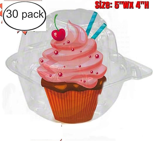 Amazon Com Single Cupcake Holder Individual Cupcake Boxes