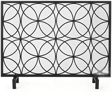 LJFPB Protector de Chimenea para Niños Escudo Plano Metal Pantalla de