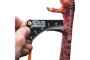 KLUK CUSTOM CALLS KLUK Spur Gauge, Aluminum Precision Measurement Device for Wild Turkey Spurs, Accurate Spur Measurement and Age Determination