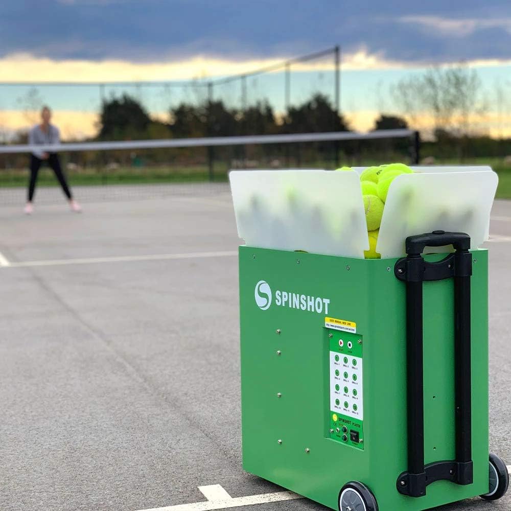 Spinshot-Player Tennis Ball Machine (Best Seller Ball Machine in the World) : Sports & Outdoors