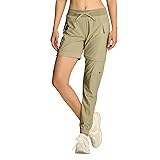 smawell Women's Convertible Hiking Cargo Pants