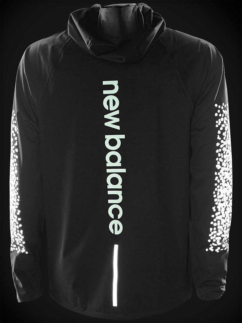 new balance hi viz running jacket
