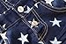 Kidscool Baby Boys/girls White Star Print Cardigan Denim Overalls with Hat