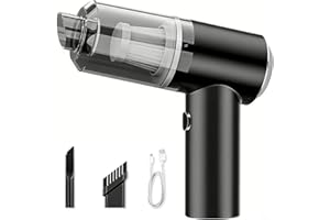 Dustaclean Handheld Vacuum Cordless with Washable Filter Lightweight for Home Car & Pet Cleaning (Black)